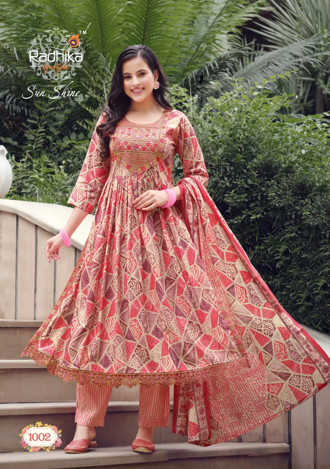 Radhika Sunshine Vol 1 Embroidery Readymade Catalog
